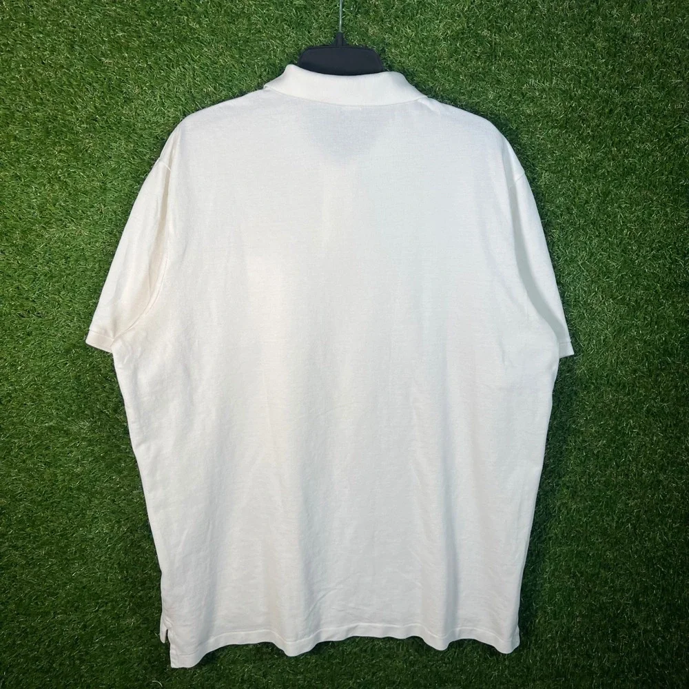 Polo Ralph Lauren Mens XL White Offshore Sailing Team Pocket‎ Polo Shirt